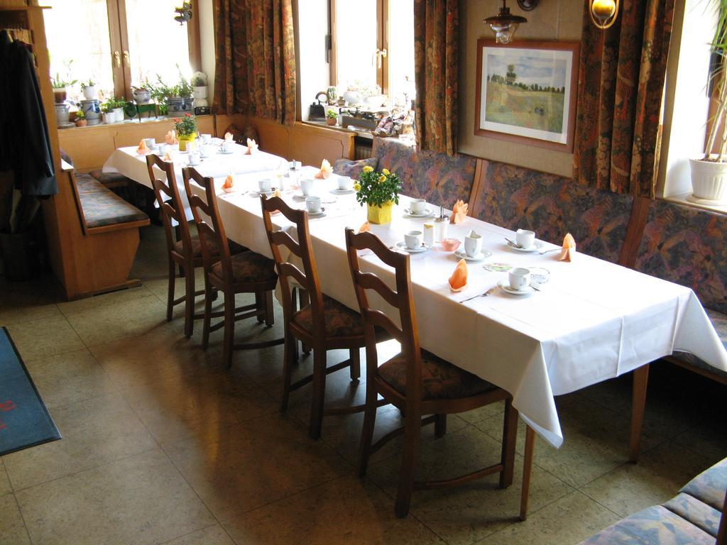 Restaurant - Pension Herrgottstal Creglingen Exteriör bild