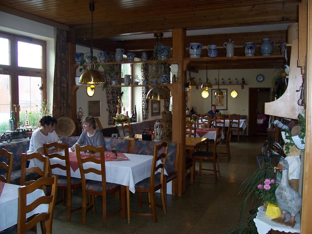 Restaurant - Pension Herrgottstal Creglingen Exteriör bild