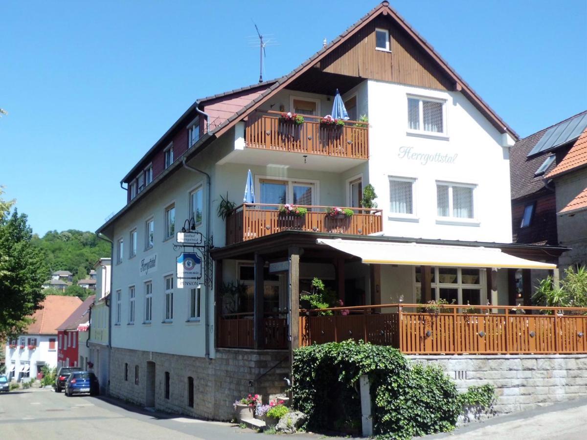 Restaurant - Pension Herrgottstal Creglingen Exteriör bild